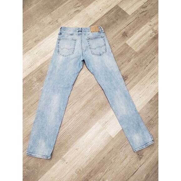 American Eagle Next Level Flex Light Washed Skinny Leg Jeans | Size 28x32 - Picture 2 of 6